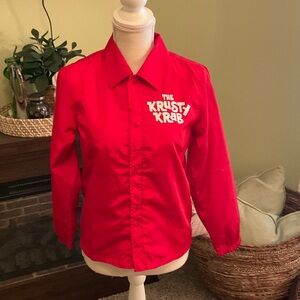 Kids Size Large Krusty Krab Windbreaker, Excellent Condition!